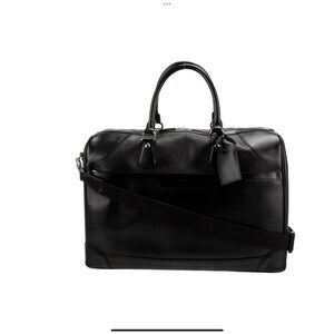 Louis Vuitton Black Leather Briefcase